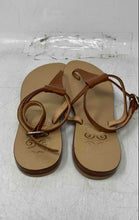 Load image into Gallery viewer, Sianoviaroma Positano Womens Brown Adjustable Buckle Thong Sandals Size EUR 35
