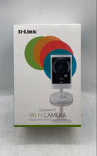 Load image into Gallery viewer, D-Link White Infrared Night Vision Outdoor HD Wi-Fi Security Camera Not Tested
