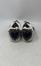 Load image into Gallery viewer, Krush Womens White Rhinestone Low Top Lace-Up Sneaker Shoes Size 7
