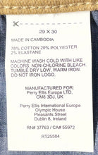 Load image into Gallery viewer, Perry Ellis Mens Brown Flat Front Pockets Straight Leg Chino Pants Size 29x30

