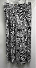 Load image into Gallery viewer, Michael Kors Womens White Black Animal Print Wide-Leg Cropped Pants Size 12
