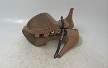 Load image into Gallery viewer, Kelly &amp; Katie Womens Brown Black Open Toe Stiletto Platform Heels Size 6.5

