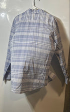 Load image into Gallery viewer, INC International Concepts Mens Blue White Plaid Cotton Button-Up Shirt Size M
