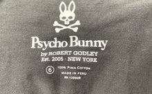 Load image into Gallery viewer, Psycho Bunny Mens Black Cotton Short Sleeve V-Neck Pullover T-Shirt Size 6
