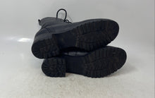 Load image into Gallery viewer, Cole Haan Womens Camea Black Leather Round Toe Lace-Up Combat Boots Size 7.5B
