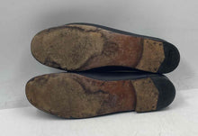 Load image into Gallery viewer, Authentic Salvatore Ferragamo Womens Black Slip-On Loafer Shoes Size 7.5 Damaged
