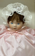 Load image into Gallery viewer, Dolls By Pauline Limited Edition Brown Hair Blue Eyes Adelaide Baby Doll w/ Tags
