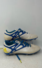 Load image into Gallery viewer, Adidas Mens Messi 15.3 White Royal Blue Athletic Soccer Football Cleats Size 8
