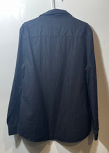 Load image into Gallery viewer, Zara Mens Blue Cotton Long Sleeve Spread Collar Button-Up Shirt Size L With Tag
