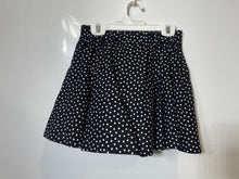 Load image into Gallery viewer, Zara Girls Black White Polka Dots Elastic Waist Pull-On A-Line Skirt Size 13-14
