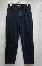 Load image into Gallery viewer, Zara Womens Black Dark Wash Stretch Pockets Denim Straight Leg Jeans Size 6
