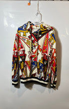 Load image into Gallery viewer, Disney x Macy's Mens Multicolor Varsity Pennants Printed Pullover Hoodie Size S
