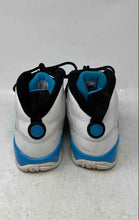 Load image into Gallery viewer, Nike Boys Air Jordan 9 302359-103 White Blue Black Basketball Shoes Size 4Y
