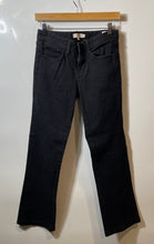 Load image into Gallery viewer, Authentic Tory Burch Womens Black Denim Classic Tory Bootcut Leg Jeans Size 27
