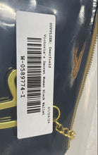 Load image into Gallery viewer, Victoria's Secret Womens Black Patent Leather Embossed Logo Coin Wallet
