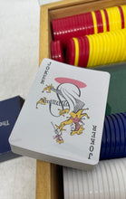 Load image into Gallery viewer, The Classic Collection Multicolor Poker Chips And Playing Cards Game Set W/ Box
