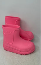 Load image into Gallery viewer, Adidas Womens AdiFOM Superstar Pink Round Toe Pull-On Ankle Rain Boots Size 5.5
