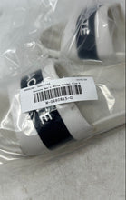 Load image into Gallery viewer, Lacoste Womens Croco 7-41CFA0011042 White Slip-On Open Toe Slide Sandals Size 8
