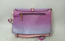 Load image into Gallery viewer, Aldo Womens Pink And Blue-Purple Crossbody Strap Inner Pocket Satchel Purse
