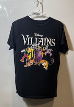 Load image into Gallery viewer, Disney Womens Black Villains Short Sleeve Crew Neck Graphic T-Shirt Size M
