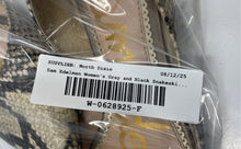 Load image into Gallery viewer, Sam Edelman Womens Rodney Gray Black Snakeskin Print D&#39;Orsay Flats Shoes Sz 5.5
