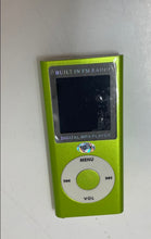 Load image into Gallery viewer, Green Buit-In FM Radio Digital MP4 Player With 1.8-Inch LCD Screen Not Tested
