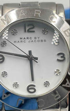 Load image into Gallery viewer, Authentic Marc by Marc Jacobs Women's Silver -Tone White Dial Watch
