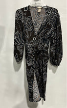 Load image into Gallery viewer, H&amp;M Womens Multicolor Printed Long Sleeve V-Neck Pullover Wrap Dress Size XS
