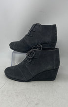 Load image into Gallery viewer, Toms Womens Kala 10012957 Gray Suede Lace-Up Wedge Heel Ankle Booties Size 10
