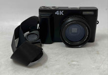 Load image into Gallery viewer, Model DC101 Black 4K Ultra HD Built-In Flash Digital Camera Untested
