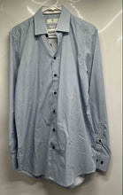 Load image into Gallery viewer, Christian Lacroix Mens Blue Cotton Long Sleeve Collared Dress Shirt Size Medium
