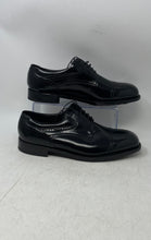 Load image into Gallery viewer, Florsheim Mens Black Leather Lace-Up Cap Toe Derby Dress Shoes Size 9B

