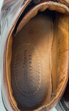 Load image into Gallery viewer, Johnston &amp; Murphy Mens Brown Leather Cap Toe Lace-Up Oxford Dress Shoes Size 9
