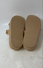 Load image into Gallery viewer, Steve Madden Womens Bigmona Beige Raffia Slip-On Open Toe Slide Sandals Size 10
