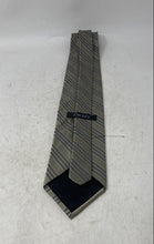 Load image into Gallery viewer, DKNY Mens Brown Striped Print Silk Adjustable Formal Designer Tie
