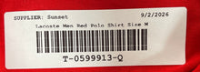 Load image into Gallery viewer, Lacoste Mens Red Cotton Short Sleeve Collared Regular Fit Polo Shirt Size M
