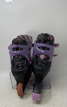 Load image into Gallery viewer, Roller Derby Girls Lomond Purple Black Adjustable Inline Skates Size 3-6

