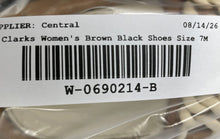 Load image into Gallery viewer, Clarks Womens Orianna Edge 26170360 Brown Black Platform Loafer Shoes Size 7M
