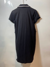 Load image into Gallery viewer, U.S. Polo Assn. Womens Black Short Sleeve Collared Regular Fit Polo Dress Size M
