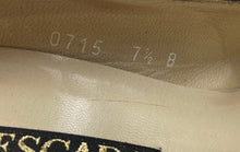 Load image into Gallery viewer, Authentic Escada Womens Green Patent Leather Studded Pump Heels Sz 7.5B Damaged
