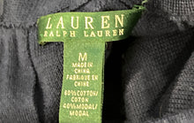 Load image into Gallery viewer, Lauren Ralph Lauren Womens Blue Back Zipper Pullover Sweater Size Medium

