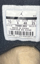 Load image into Gallery viewer, Nike Boys Air Jordan 6 Retro Low 768881-003 Black Lace-Up Sneaker Shoes Size 7Y
