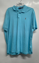 Load image into Gallery viewer, Polo Ralph Lauren Mens Blue Cotton Short Sleeve Classic Fit Polo Shirt Size XXL

