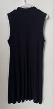 Load image into Gallery viewer, Old Navy Womens Black Sleeveless Crew Neck Ribbed Short A-Line Dress Size XL
