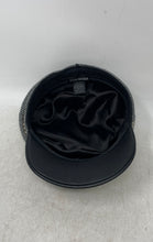Load image into Gallery viewer, Steve Madden Womens Black Houndstooth Conductor Teddy Newsboy Hat One Size
