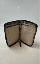 Load image into Gallery viewer, Juicy Couture Womens Gray Black Signature Print Accordion Zip-Around Wallet
