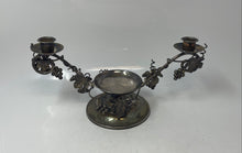 Load image into Gallery viewer, Studio Collectibles Silver-Tone Metal Grape Motif Home Decorative Candelabra
