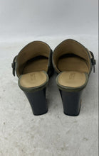 Load image into Gallery viewer, Michael Kors Womens Kara Green Black Suede Round Toe Block Mule Heels Size 6 M
