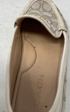 Load image into Gallery viewer, Coach Womens Marley G4836 Beige Signature Slip-On Driver Loafer Flats Size 7B
