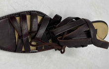 Load image into Gallery viewer, Ipanema Womens Brown Leather Open Toe Casual Block Strappy Heels Size 10M
